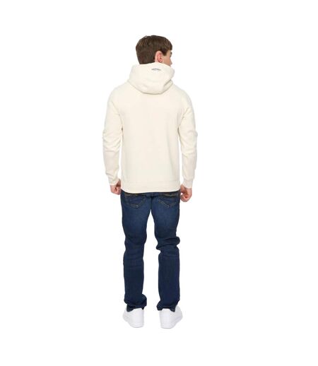 Sweat À Capuche Motocross Homme Gris Pâle Crosshatch