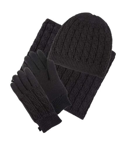 Isotoner Gants femme en maille recyclée - fausse fourrure