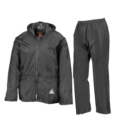 Ensemble Veste Et Pantalon Imperméables Homme Noir Result