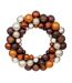 Couronne Boule de Noël 35cm Marron-1