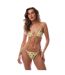 Maillot De Bain 2 Pièces Coney Island Femme Jaune Adidas-1