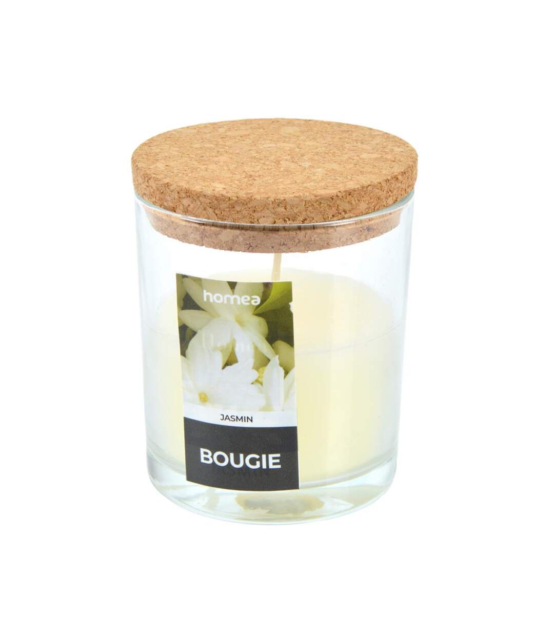 Bougie Verrine Parfumée Essentiel II 8cm Jasmin-1