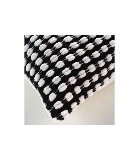Housse de Coussin Déco Greta 40x40cm Noir