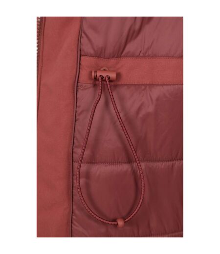Womens/ladies Maple Waterproof Padded Jacket Rust Mountain Warehouse