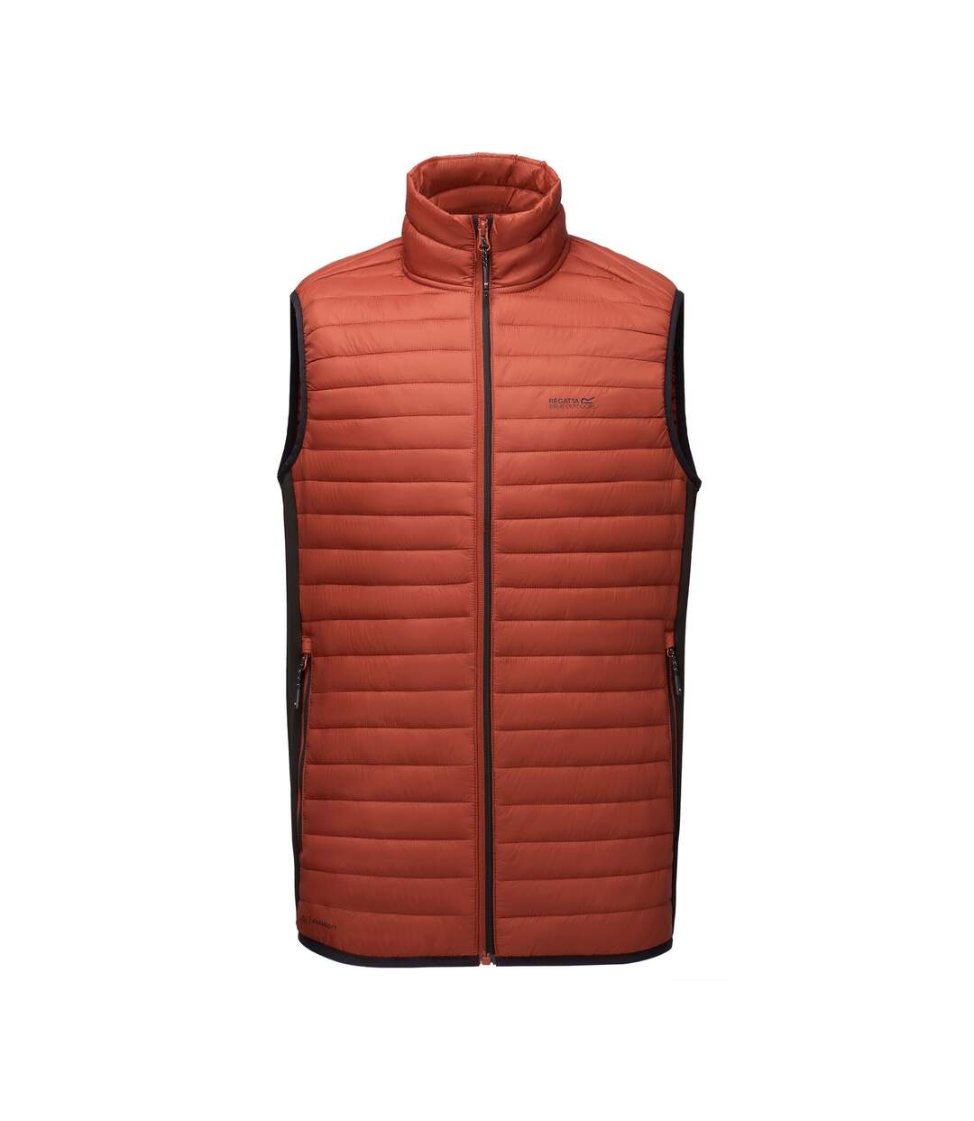 Mens Andreson Hybrid Padded Jacket Burnt Henna Black Regatta-2