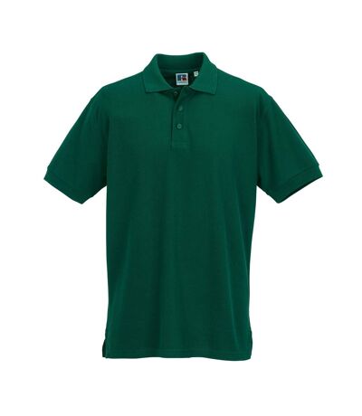 Russell Mens Ultimate Cotton Polo Shirt (Bottle Green) - UTBC5326