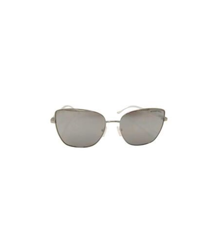 Lunettes De Soleil Motif/style Trapèze Femme Taille Unique Argenté Gris Michael Kors