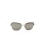 Lunettes De Soleil Motif/style Trapèze Femme Taille Unique Argenté Gris Michael Kors-2