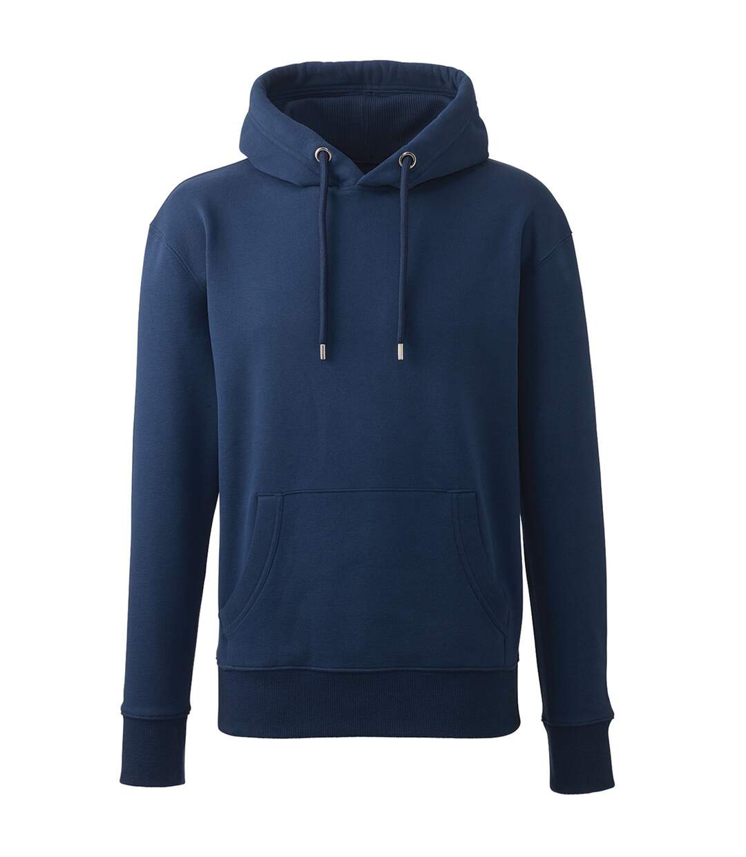 Mens organic hoodie navy Anthem