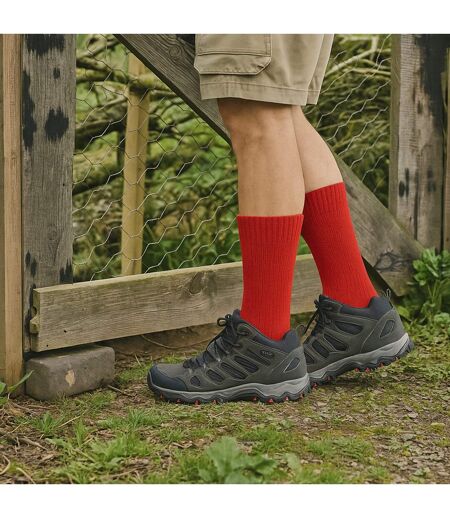 Mens Wool Hiking Socks Fully Cushioned Warm for Walking & Trekking