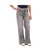 Jean droit gris moyen femme monday premium 1930a-1