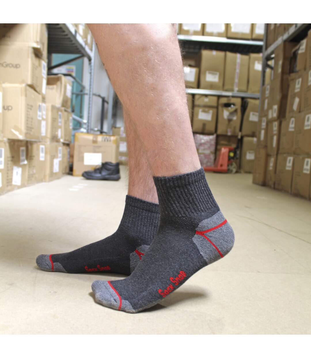 24 Pairs Mens Multipack Ultimate Cotton Rich Work Ankle Socks-5