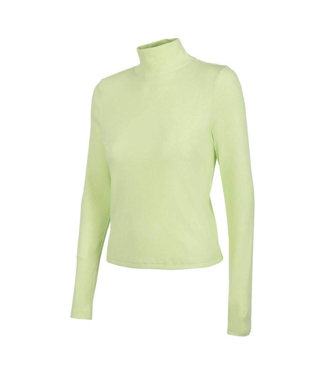 T-shirt Manches Longues H4l22 Tsdl011 Femme Vert Clair 4F-2