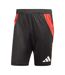Short Entraînement Tiro Competition Homme Noir Rouge Adidas-2