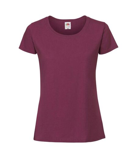 Fruit Of The Loom Womens/Ladies Fit Ringspun Premium Tshirt (Deep Navy)