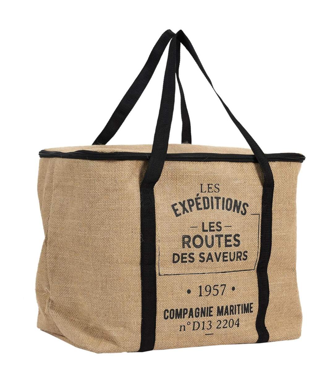 Sac Fraîcheur Effet Jute 42cm Naturel-1