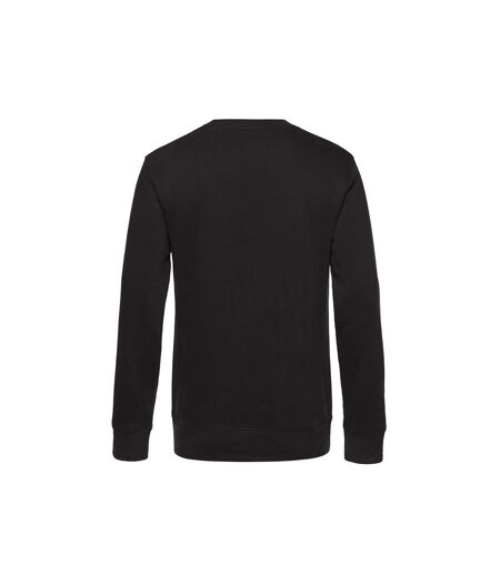 B&C Mens King Crew Neck Sweater (Pure Black)