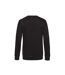 B&C Mens King Crew Neck Sweater (Pure Black) - UTBC4689