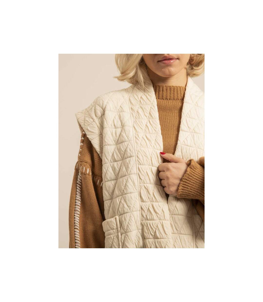 Veste sans manches matelassée UGOLENA - Dona X Lisa-3