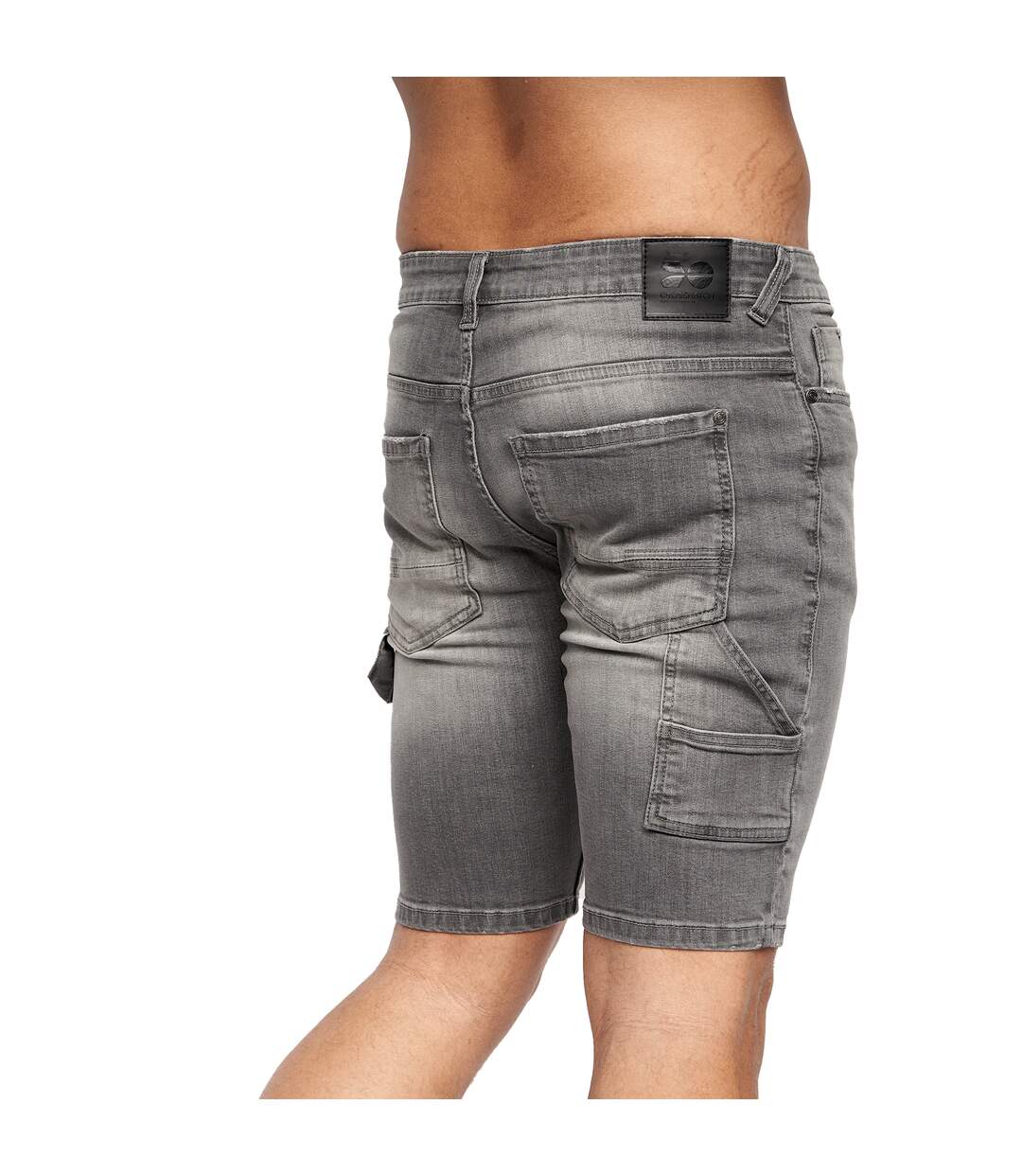 Short carpenter homme gris délavé clair Crosshatch