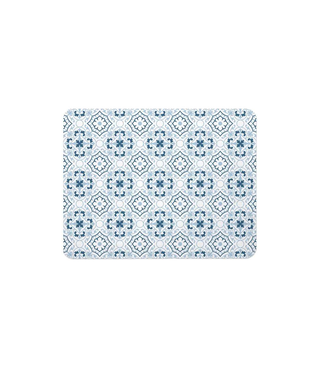 Tapis de Bain à Motifs Atlanta 40x60cm Bleu-1