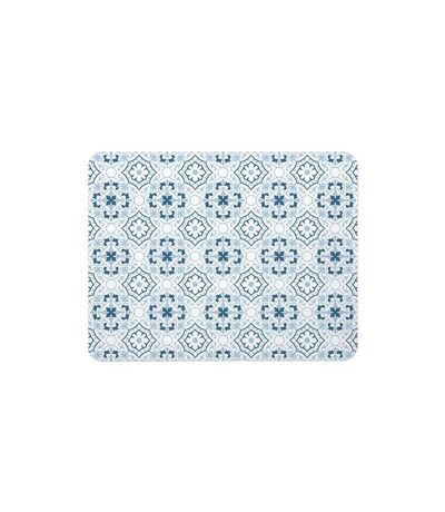 Tapis de Bain à Motifs Atlanta 50x70cm Bleu