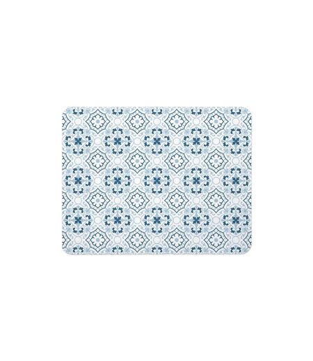 Tapis de Bain à Motifs Atlanta 50x70cm Bleu