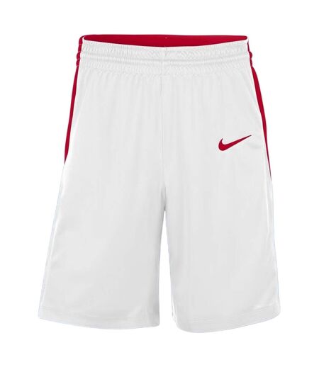 Mens Logo Basketball Shorts White Red Nike