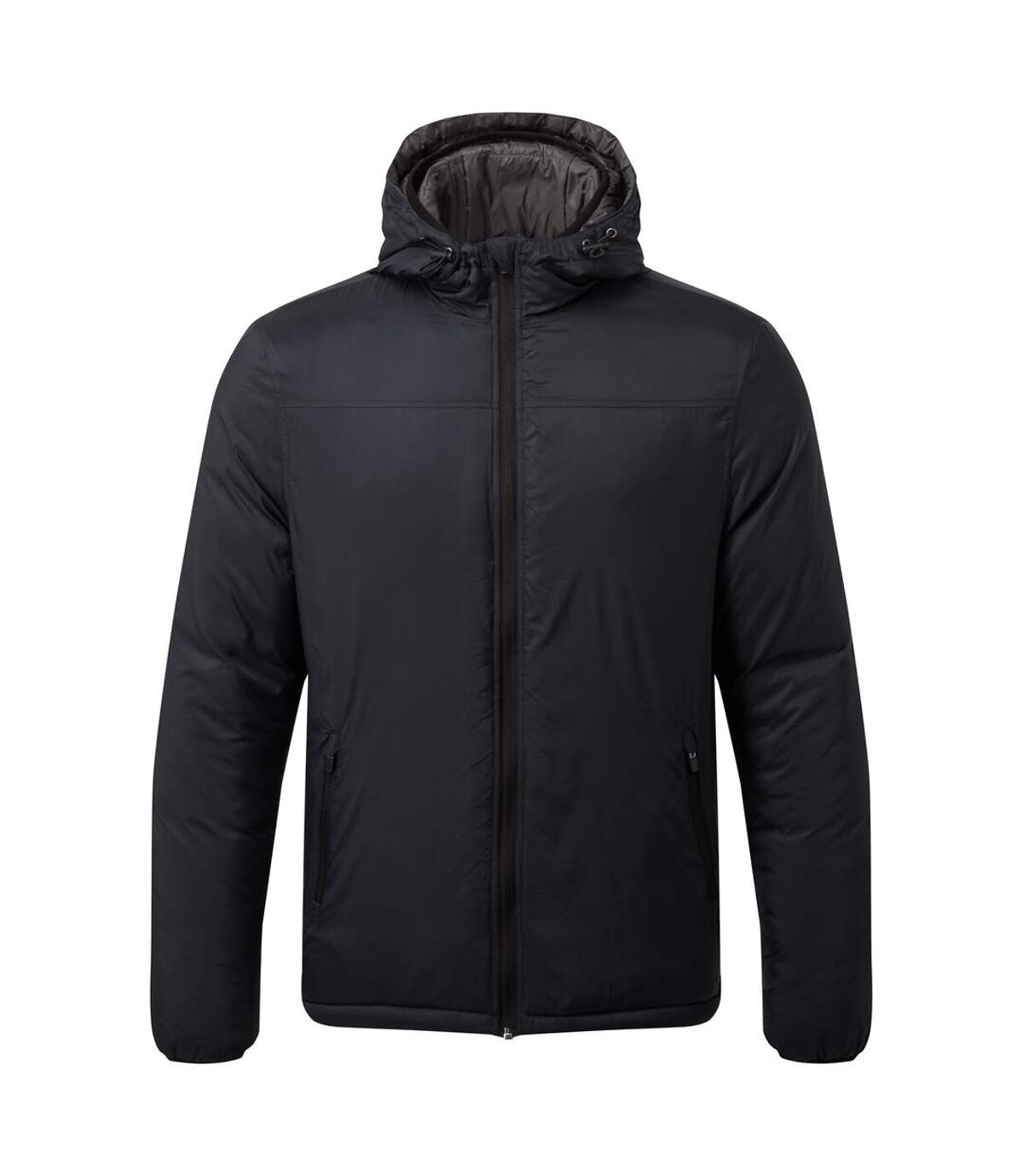 Asquith & Fox Mens Padded Wind Jacket (Black/Charcoal)