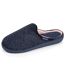 Isotoner Chaussons Mules femme microvelours semelle ergonomique, mousse à mémoire forme-1