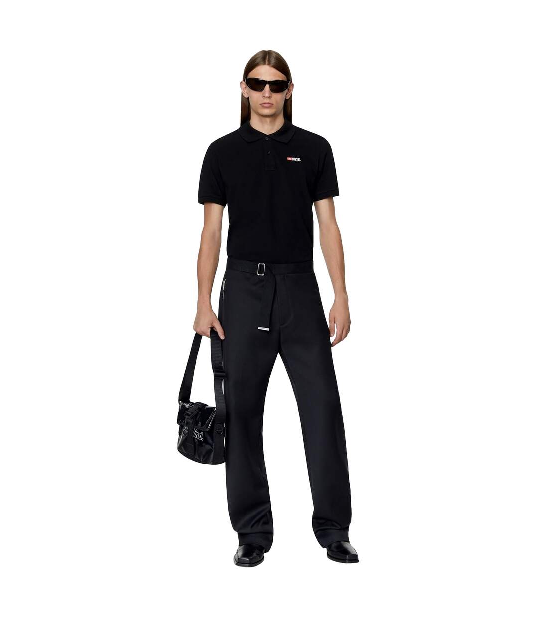 Polo T-smith-d Adulte Noir Diesel-4