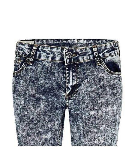 Womens/ladies Faded Super Skinny Jeans White Criminal Damage