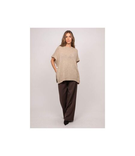 Pull oversize manches courtes grosse maille KIREVE - Dona X Lisa