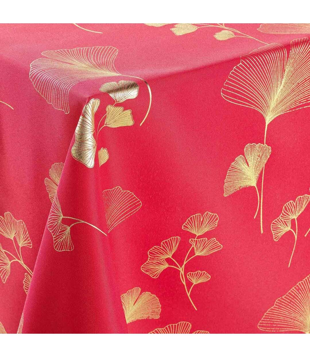 Nappe Imprimée Bloomy 150x240cm Rouge-2
