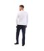 Ensemble De Vêtements De Détente Manches Longues Homme Blanc Bleu Marine Farah-3