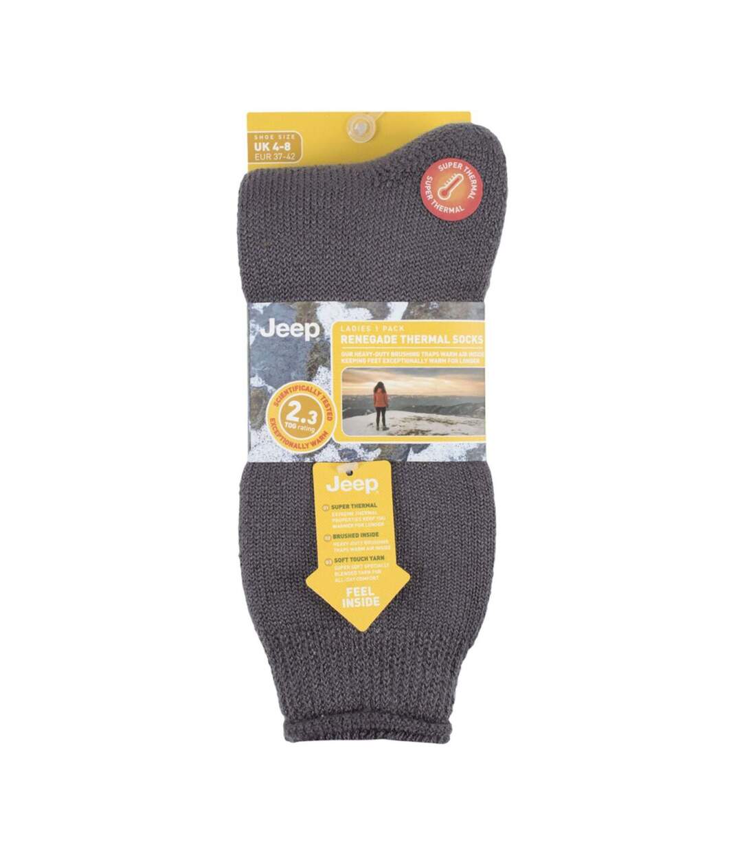 Ladies Luxury Breathable Thermal Boot Sock - 1 Pack-2