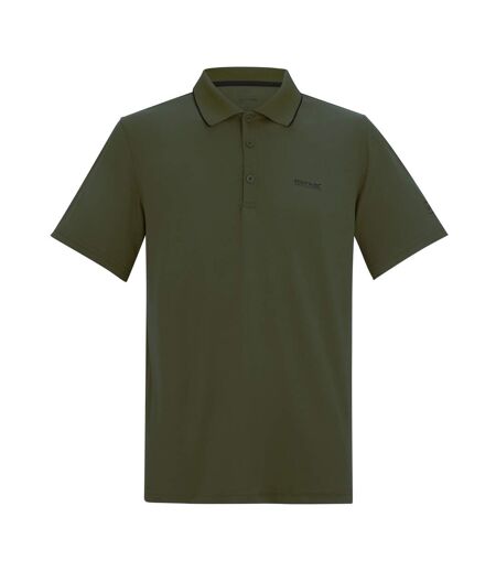 Polo De Sport Maverick Homme Kaki Foncé Regatta