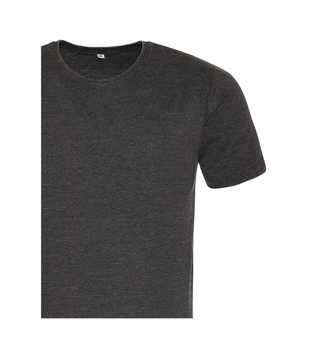Unisex Adult Washed T-shirt Jet Black AWDis Just Ts-3