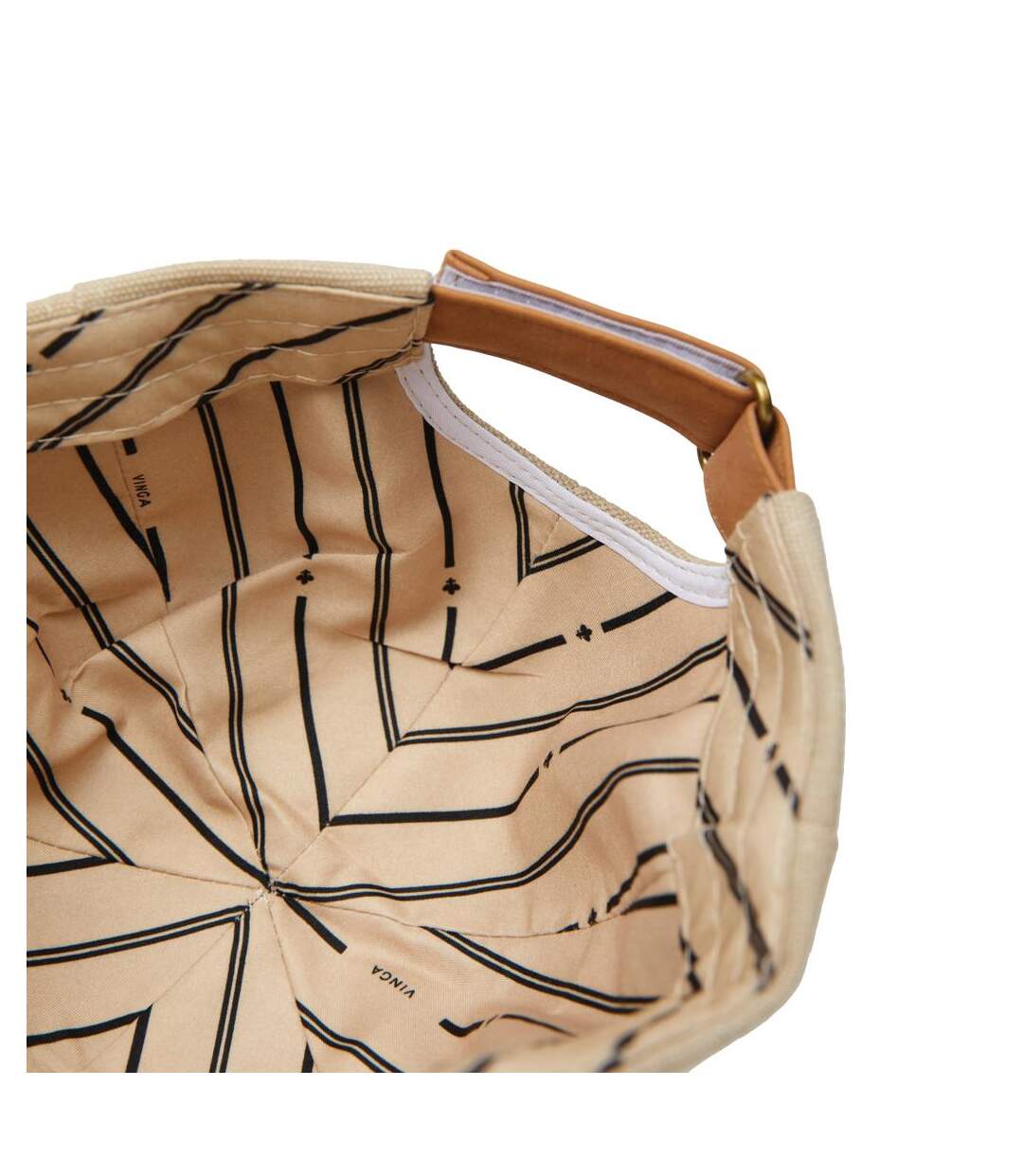 Canvas aware baseball cap beige Vinga-2