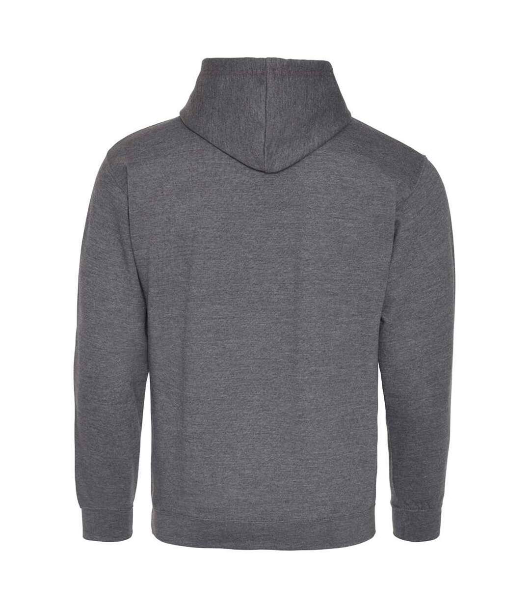 Sweatshirt varsity homme gris foncé / gris chiné Awdis-2