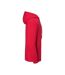 Sweat Uni À Capuche Iconic Premium Adulte Rouge Fruit Of The Loom-4