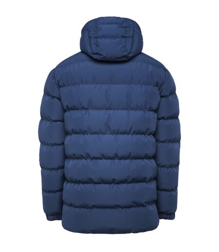 Mens Nepal Padded Parka Navy Blue Roly