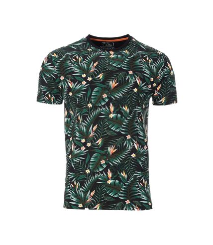 T-shirt Noir à Motifs Homme RMS26 Tropic - 3XL