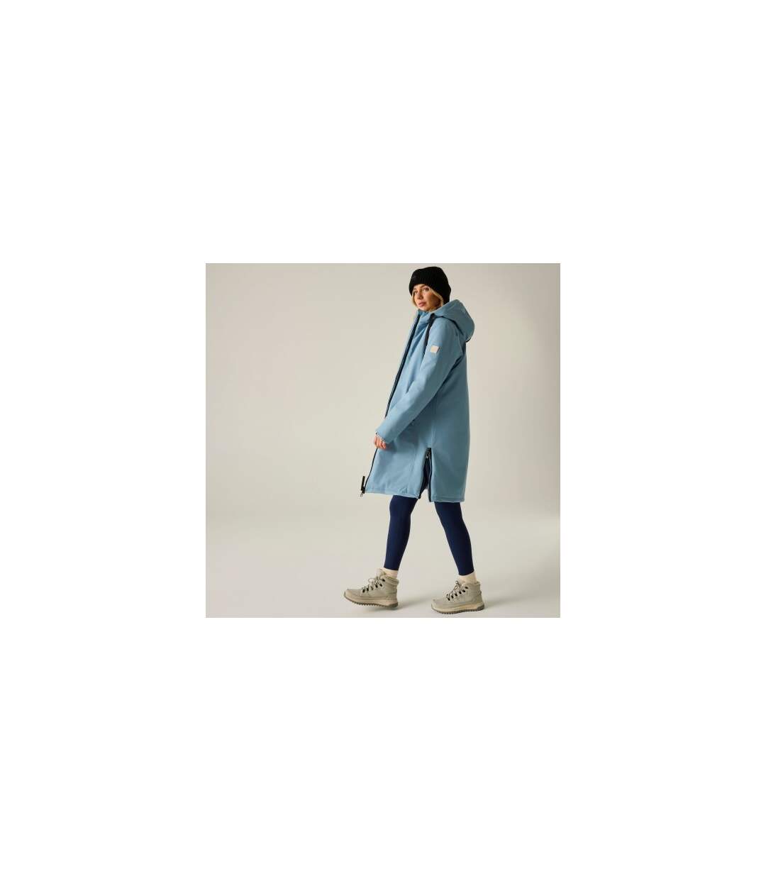 Veste Unie, Imperméable Et Isolante À Capuche Ajustable Femme Vieux Bleu Regatta-1