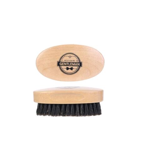 Brosse à Barbe en Bois Gentleman 9cm Beige