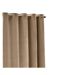 Chenille velvet eyelet curtains 229cm x 137cm natural Yard-1