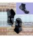12 Pair Ladies Black Low Cut Cycling Socks Ideal for Running, Gym & Sport-4