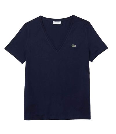 T-shirt femme bleu Lacoste