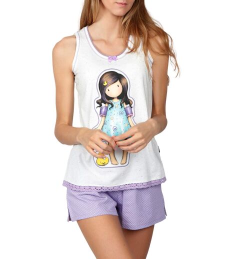 Pyjama short débardeur Little Duck Santoro ivoire Admas