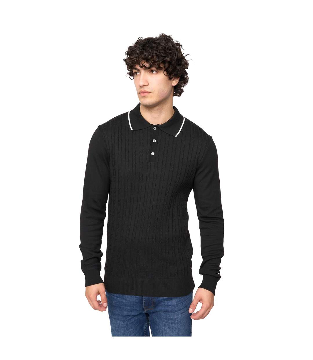 Pull ambrosden homme noir Bewley & Ritch-1